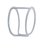 0.04ct 14k White Gold Diamond Lady's Ring
